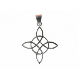 COLGANTE PLATA NUDO BRUJAS