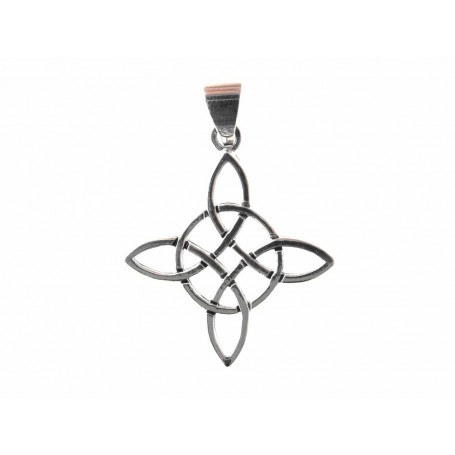 COLGANTE PLATA NUDO BRUJAS