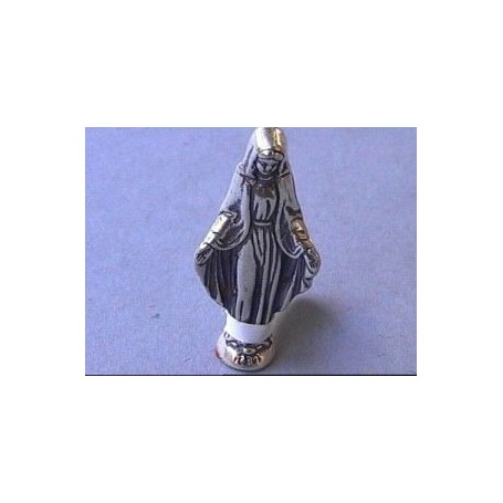 MINIATURA PLATA  VIRGEN MILAGROSA